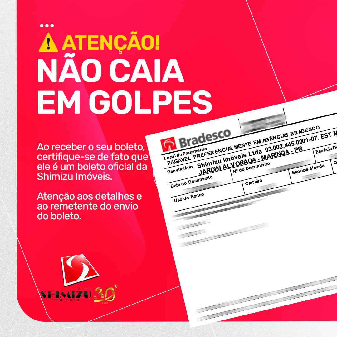 Atenção! Troque sua senha sempre que possível para garantir a segurança dos seus dados
